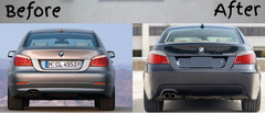 Complete Bumper Kit Front & Rear Both FRBK422 Compatible With BMW E60 Old Upgrade to BMW E60 Old To MT