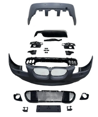 Complete Bumper Kit Front & Rear Both FRBK422 Compatible With BMW E60 Old Upgrade to BMW E60 Old To MT