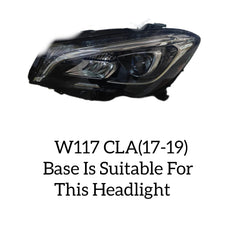 Headlight Base Compatible With Mercedes Benz W117 CLA (2016-2019) Tag No.108