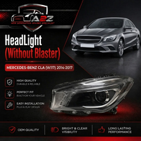 Headlight Headlamp Left A1179065100 & Right A1179065200 (Without Blaster) Compatible With MERCEDES-BENZ CLA (W117) 2014-2017