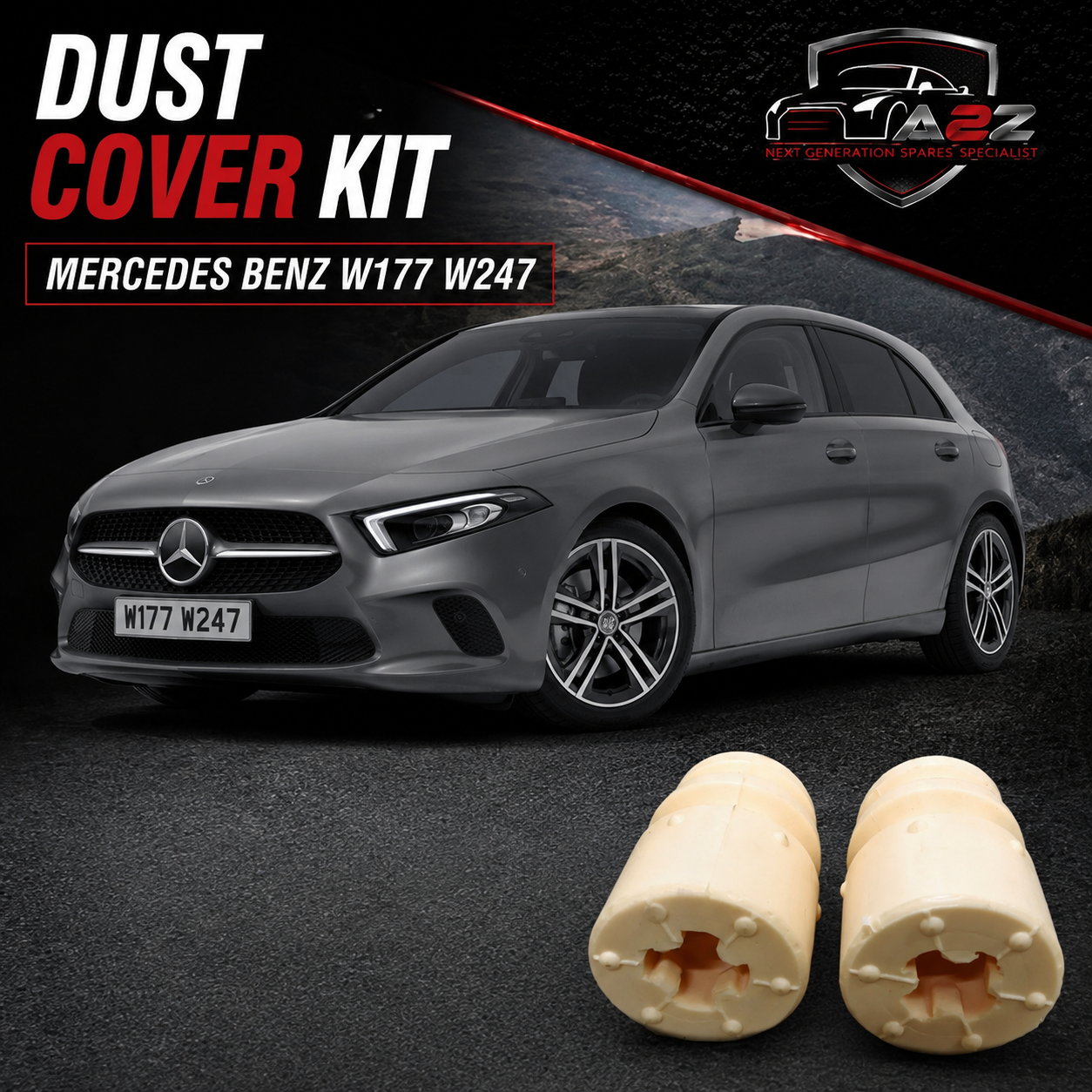 Dust Cover Kit 2473210006 A2473210006 Compatible With Mercedes Benz W177 W247