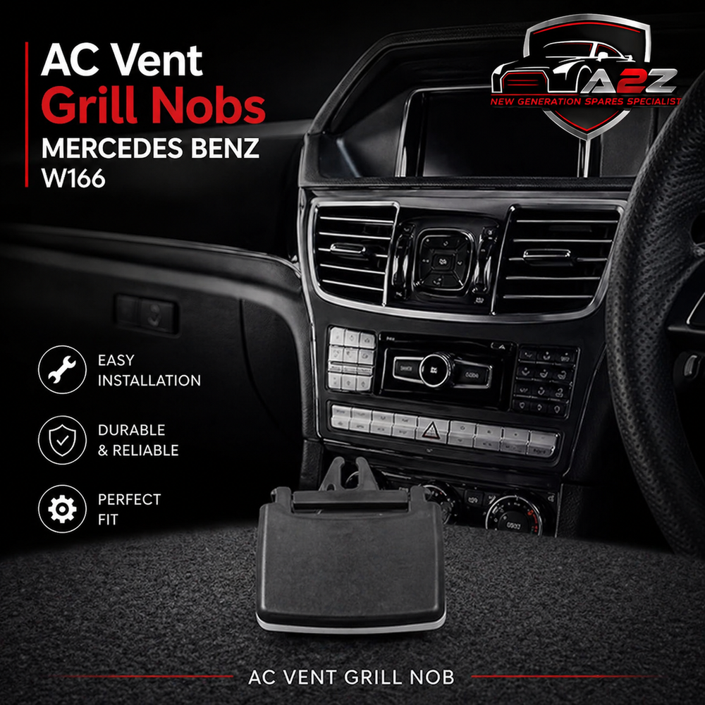 Rear Air Conditioner Back Ac Vent Grille Outlet Tab Clip Slider Repair Kit 1668300554 Compatible With MERCEDES BENZ ML-CLASS W166 & GL-CLASS W166 & GLE W166 & M-CLASS W166 &  GLS W166 (Set)