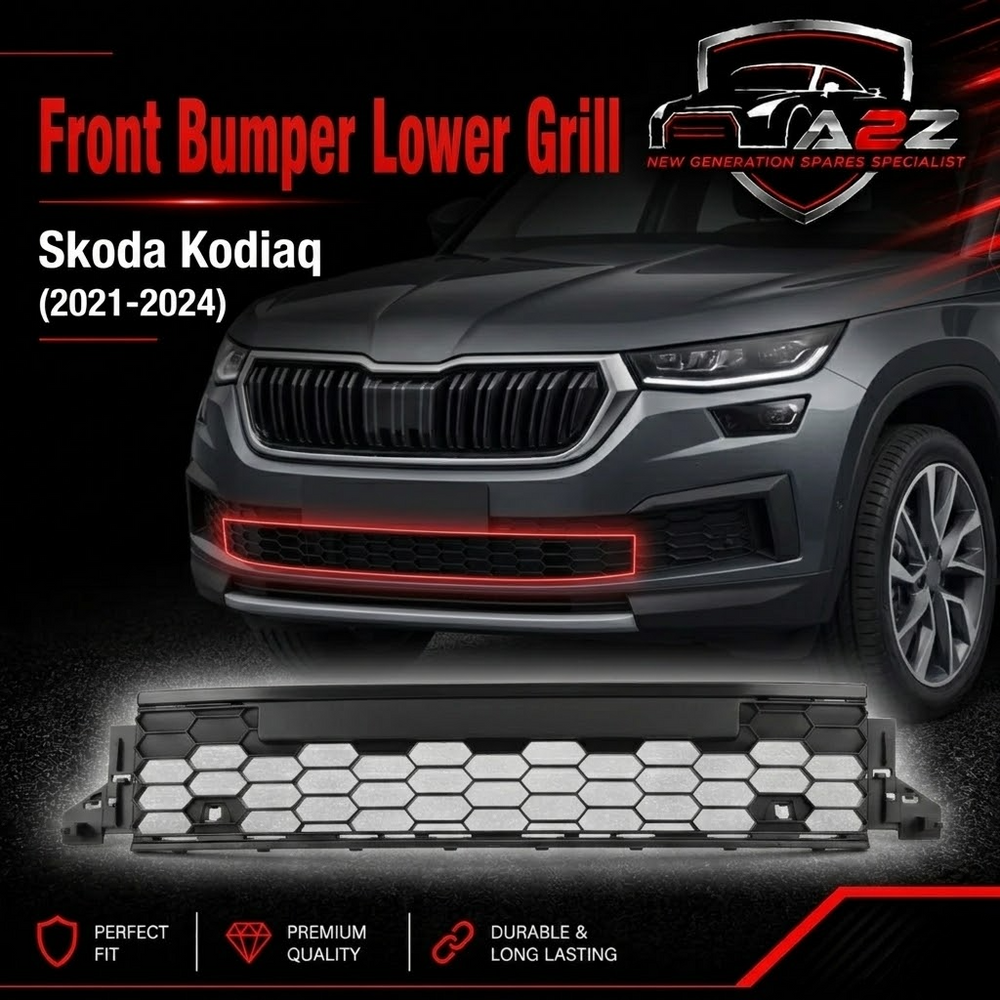 Front Bumper Grill 565853677C Compatible With Skoda Kodiaq (2021-2024) Tag No.502