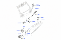 Dickey Latch LR034349 Compatible With  JAGUAR XE (X760) & XF II (X260) LAND ROVER DISCOVERY (L462) (2013 -18)