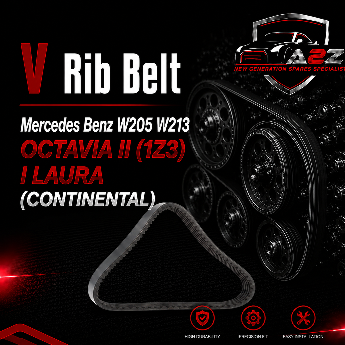 V-ribbed Belt 0039935396 Compatible With Mercedes Benz W205 W213