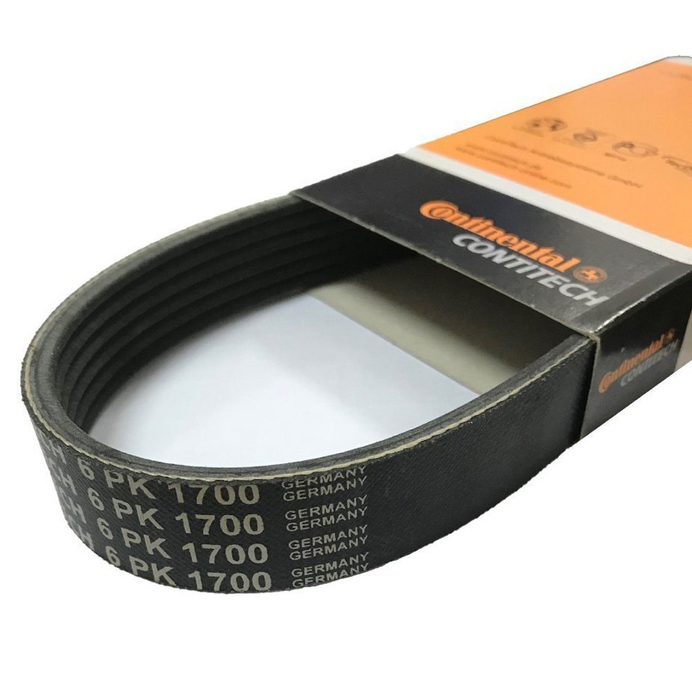 Multi Rib Belt 6PK1700 11288507415 03C145299A 03C145299AC Compatible With BMW 5 (F10), 7 (F01, F02, F03, F04) (CONTINENTAL)