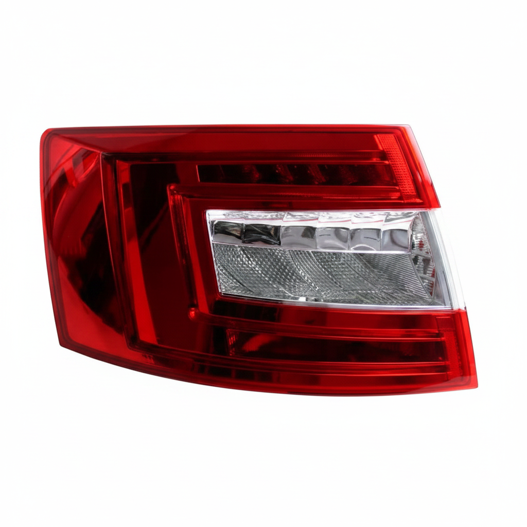 Tail Light Assy Set (LED W/O Bulb Holder) Left 5E5945111A 5E0945095 & Right 5E5945112A 5E0945096 Compatible With Skoda Octavia (2014-2016) Tag No.170