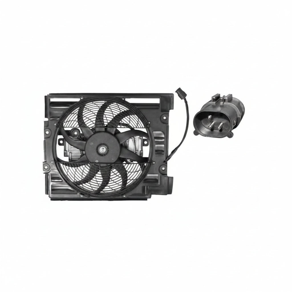 Electric Auxiliary Fan Assembly 64546921395 Compatible With BMW E39 W400
