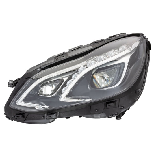 Complete Headlight Assembly (Double Lens + LED) Left A2128202339 & Right A2128202439 Compatible With Mercedes Benz E-Class (W212) (2014-2017) Tag No.130