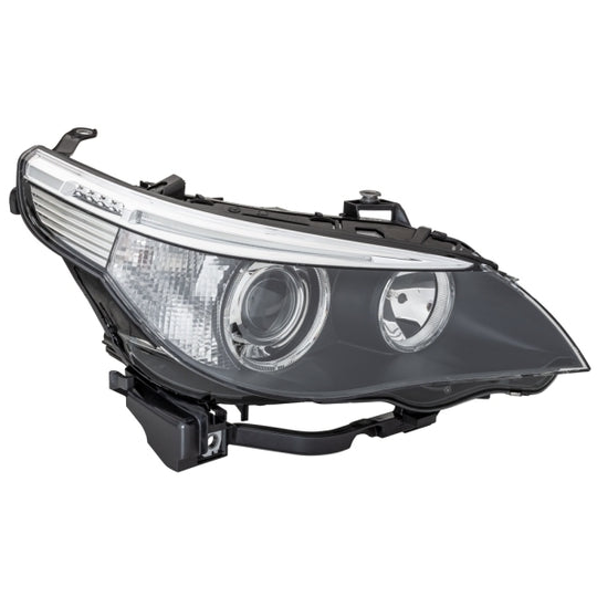 Complete Headlight Assembly ( Bi-Xenon LED) Left 63127160193 & Right 63127160194 Compatible With BMW E60 E61 (Old) 2003-2010