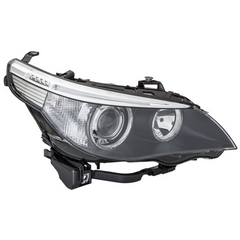 Complete Headlight Assembly ( Bi-Xenon LED) Left 63127160193 & Right 63127160194 Compatible With BMW E60 E61 (Old)
