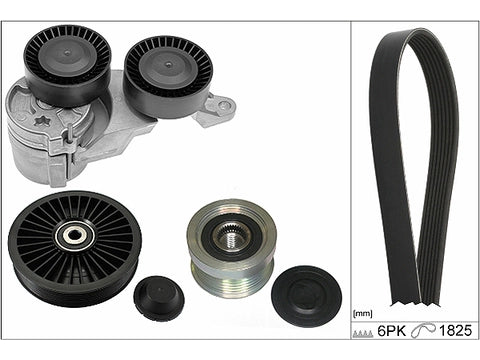 V-ribbed Belt Set 30667878 & 30658085 & 30667787 & 30667894 & 36012358 Compatible With VOLVO S80