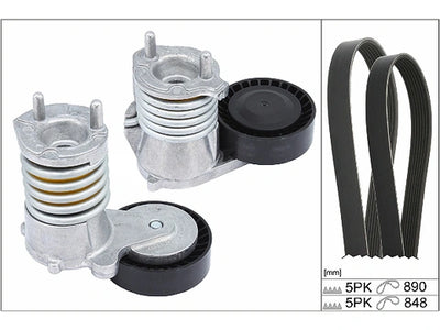 V-Ribbed Belt Set 30777531 30777530 31251653 31251654 Compatible With VOLVO S40