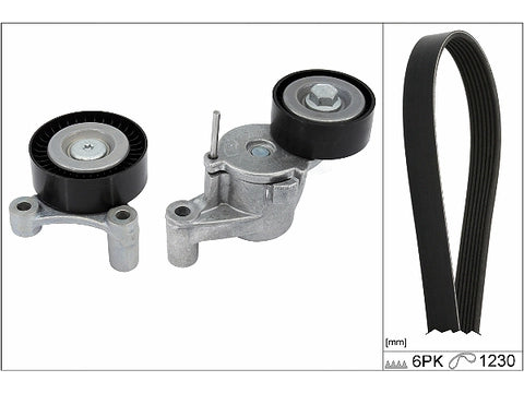 V-ribbed Belt Set 31480409 & 31401460 Compatible With VOLVO XC90