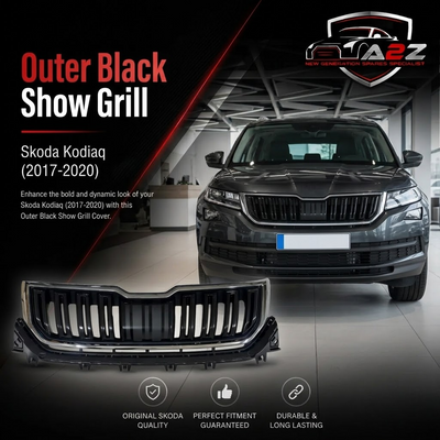 Outer Black Show Grill 565853653A 565853761 Compatible With Skoda Kodiaq (2017-2020) Tag No.42