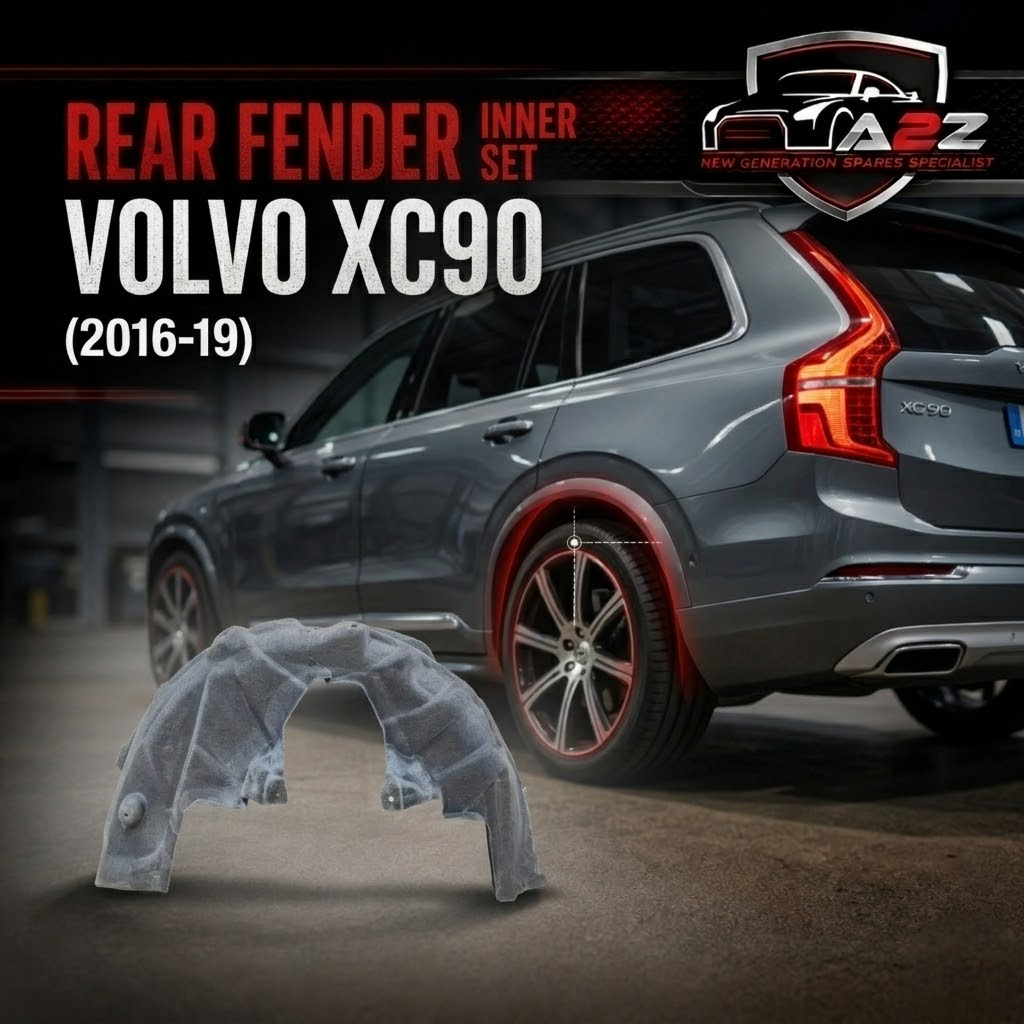 Rear Fender Inner Lining Set Left 32392137 313538496 & Right 32392138 31353847 Compatible With Volvo XC90 (2016-19)