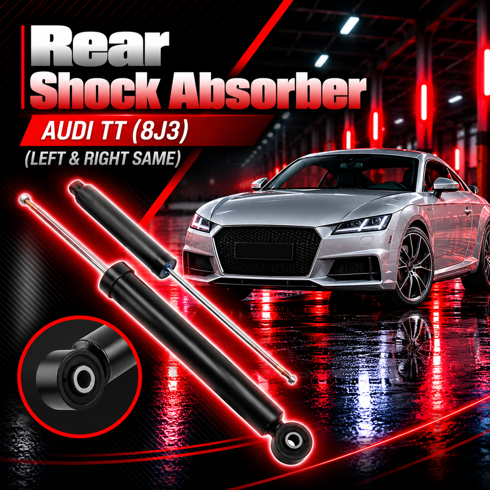 Rear (Left & Right Same) Shock Absorber 8J0513025E Compatible With AUDI TT (8J3) (1PCS)