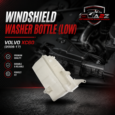 Windshield Washer Bottle (Low) 30753425 Compatible With Volvo XC60 (2009-17)