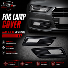 Fog Lamp Cover Compatible With AUDI A4 B8 2013-2015 Fog Lamp Cover Left 8K0807681B & Right 8K0807682B Tag-FC-11