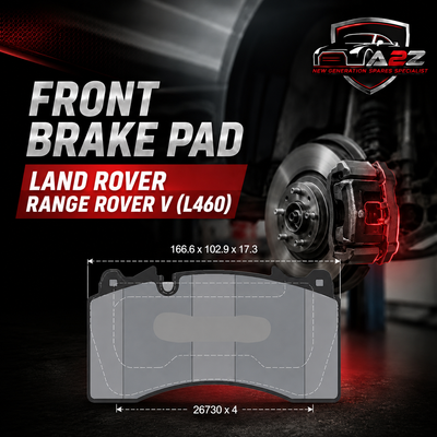 Front Brake Pad 2673001 LR157388 P44033N  Compatible With LAND ROVER RANGE ROVER V (L460)