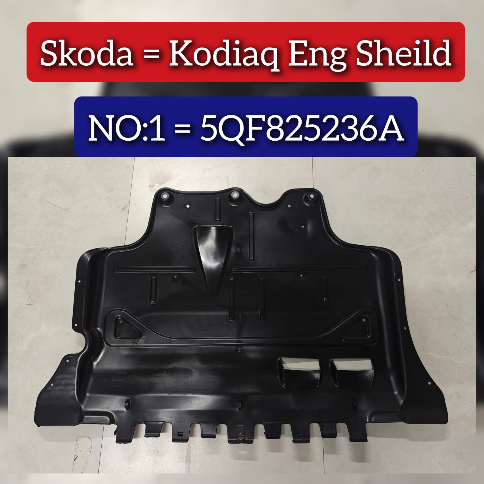 Engine Shield 5QF825236A Compatible With SKODA KODIAQ