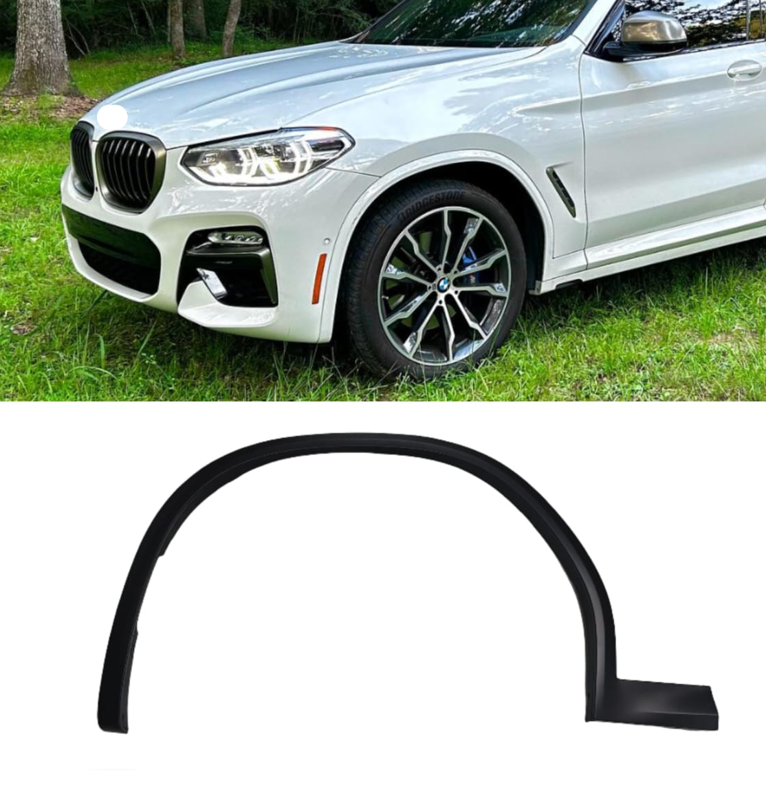 Front Left Wheel Eyebrow 51778098807 Compatible With BMW X3 G01 M (2017-21) Tag NO.241