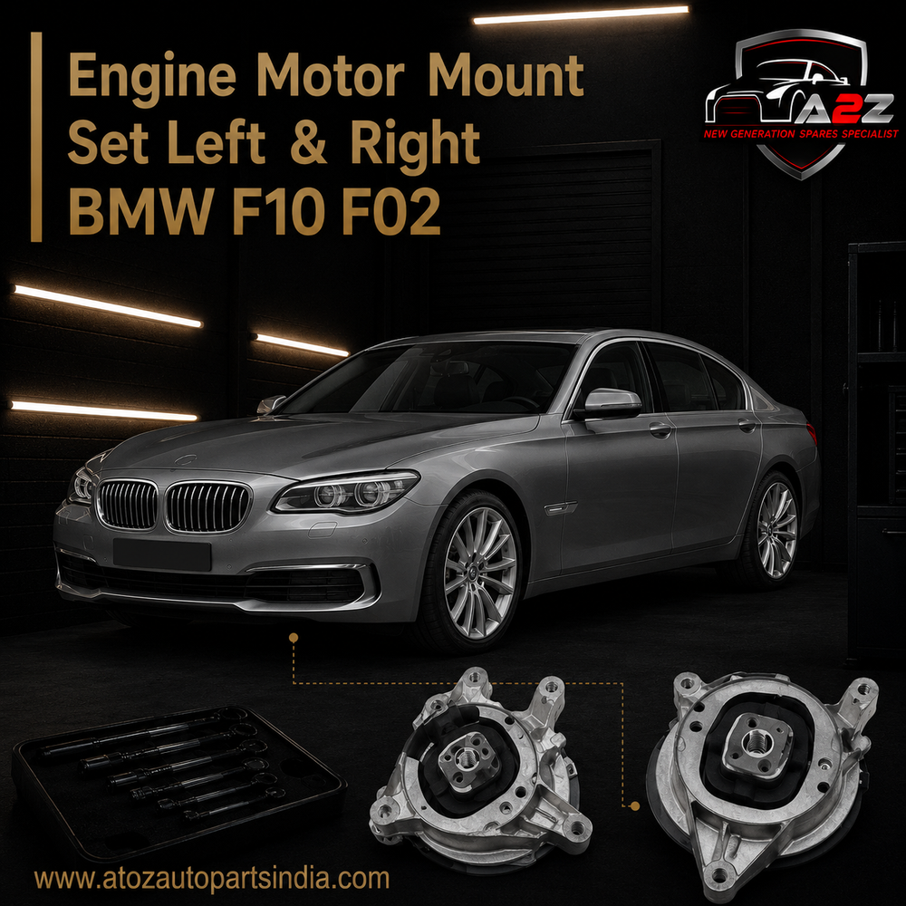 Engine Motor Mount Set Left 22116858975 & Right 22116858976 Compatible With BMW F10 F02