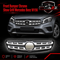 Front Bumper Double Chrome Show Grill 1568806400 A1568806400 Compatibe With Mercedes Benz W156