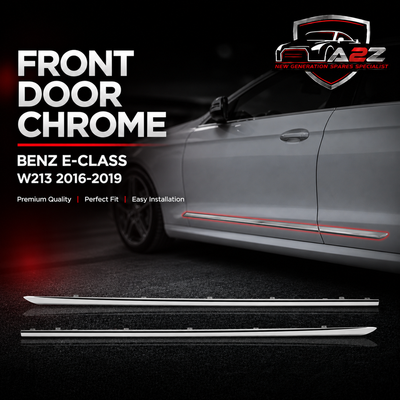 Front Door Chrome Left 2136980162 & Right 2136980262 Compatible With MERCEDES BENZ E-CLASS W213 2016-2019  Tag No.203