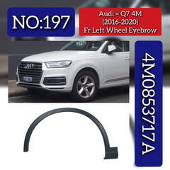 Front Wheel Eyebrow 4M0853717A Compatible With Audi Q7 (4M) (2016-2020) Tag No.197