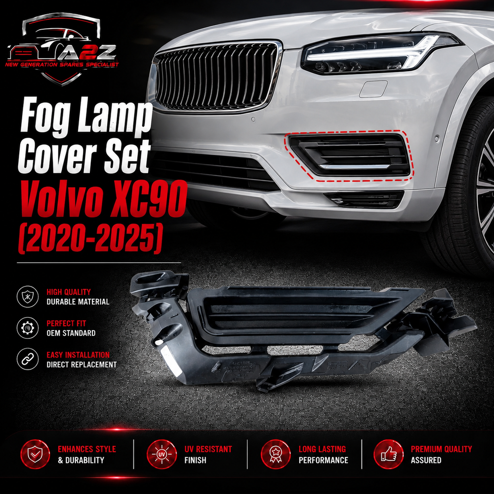 Fog Lamp Cover Set Left 31663504 & Right 31663505 Compatible With Volvo XC90 (2020-25)