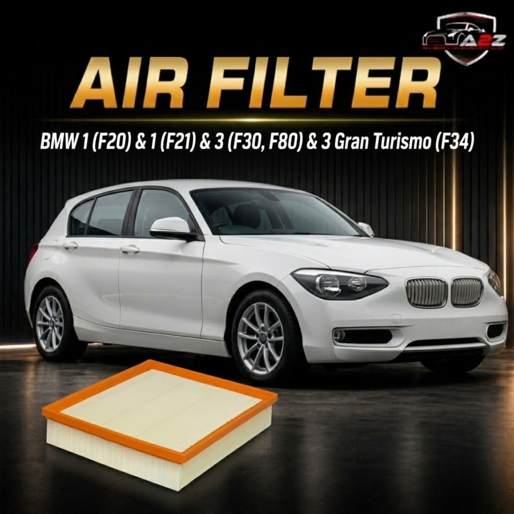 Air Filter 13718511668 & E1082L & LX2077/4 Compatible With BMW 1 (F20) & 1 (F21) & 3 (F30, F80) & 3 Gran Turismo (F34) Tag :38