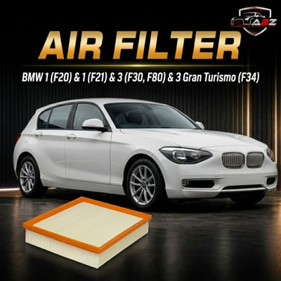 Air Filter 13718511668 & E1082L & LX2077/4 Compatible With BMW 1 (F20) & 1 (F21) & 3 (F30, F80) & 3 Gran Turismo (F34) Tag :38