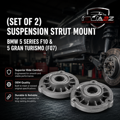 Front Left & Right (Set Of 2) Suspension Strut Mount 31306795081 31306795082 Compatible With  BMW 5 Series F10 & 5 Gran Turismo (F07) &  6 Convertible (F12) & 5 Gran Turismo (F07) & 7  Series (F01, F02, F03, F04)
