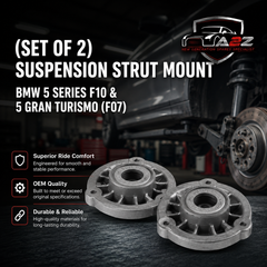 Front Left & Right (Set Of 2) Suspension Strut Mount 31306795081 31306795082 Compatible With  BMW 5 Series F10 & 5 Gran Turismo (F07) &  6 Convertible (F12) & 5 Gran Turismo (F07) & 7  Series (F01, F02, F03, F04)