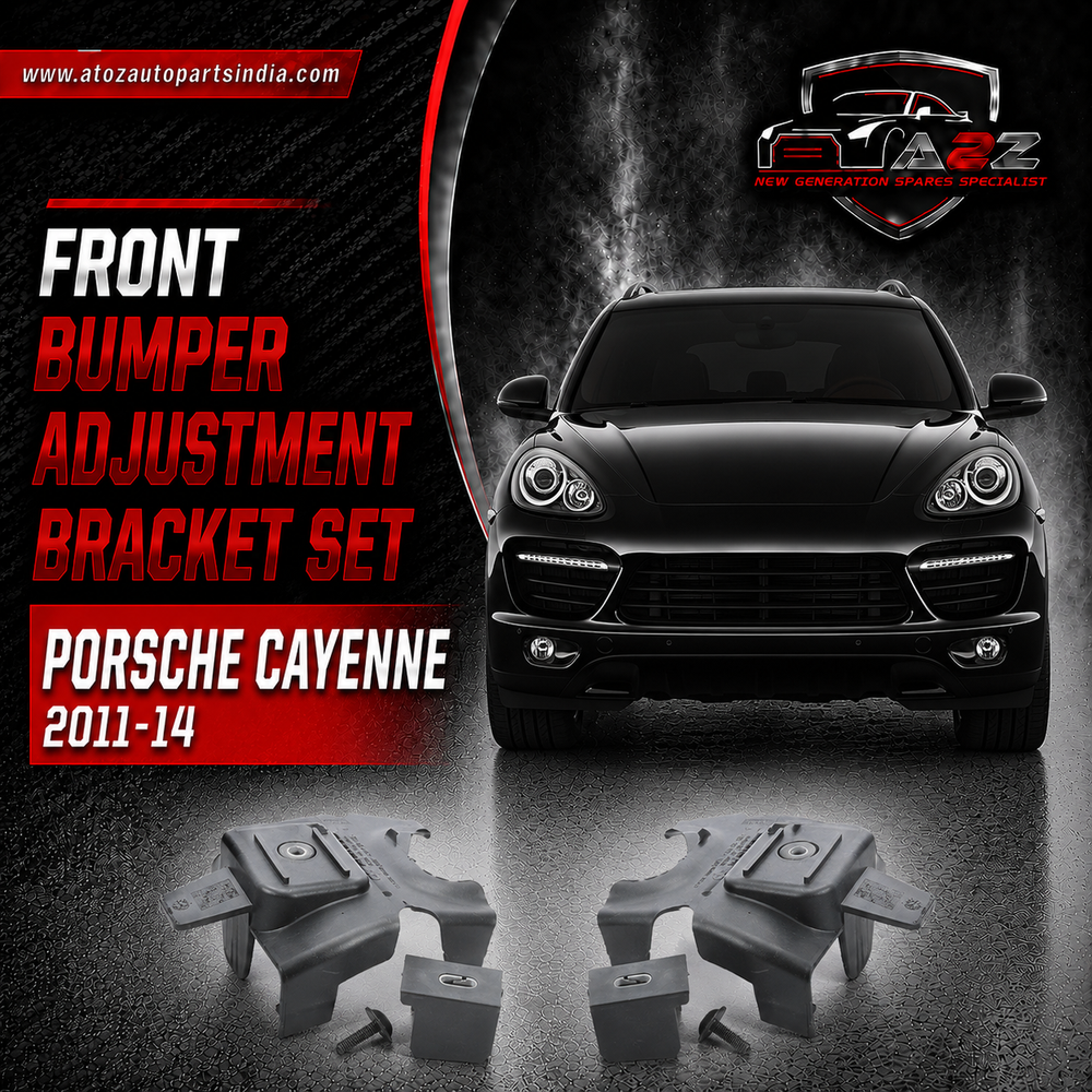 Front Bumper Adjustment Bracket Left 95850587900 Right 95850588000 Compatible With Porsche Cayenne 2011 Tag No.208