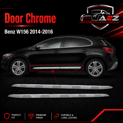 Door Chrome Left Side1566980100 & Right Side 1566980200 Compatible With Mercedes Benz W156 2014-2016 Tag No.229