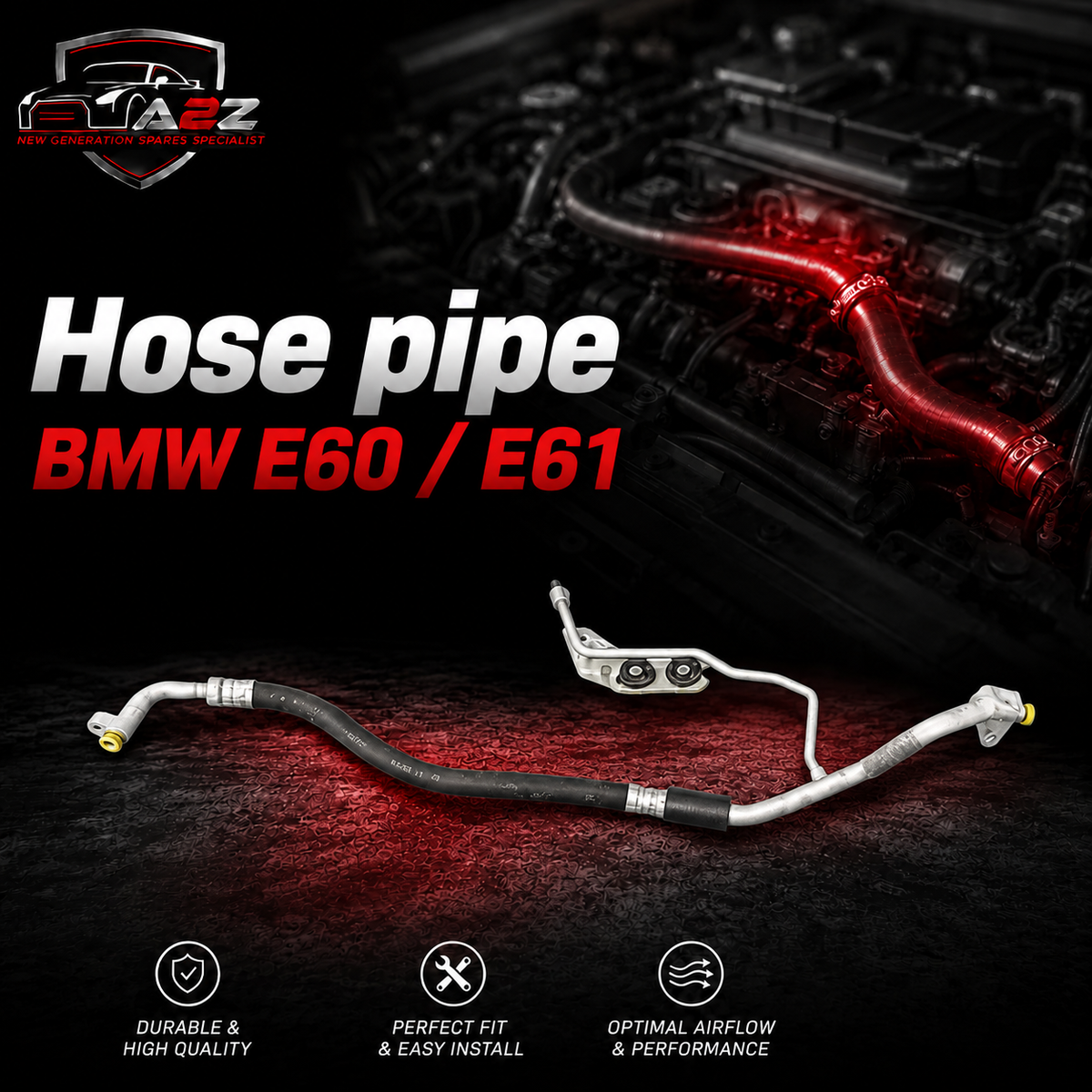 Hose Pipe 64539155344 Compatible With BMW E60 / E61