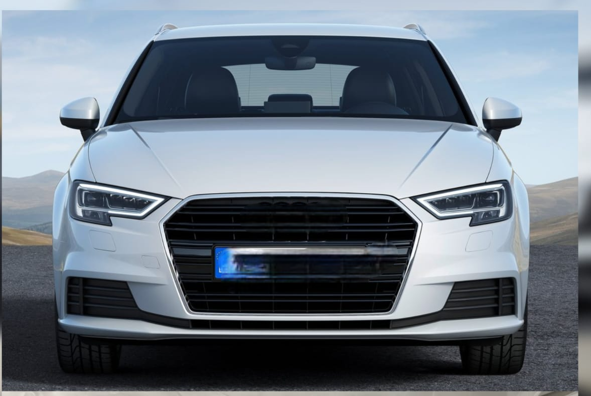 Complete Front Bumper Without Hole 8V3807437AF Compatible With Audi A3 8V Sportback (2016-20) Tag No.6A