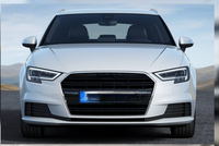 Complete Front Bumper Without Hole 8V3807437AF Compatible With Audi A3 8V Sportback (2016-20) Tag No.6A