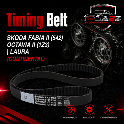 Timing Belt CT1139 03L109119B Compatible With SKODA FABIA II (542) OCTAVIA II (1Z3) | LAURA (CONTINENTAL)