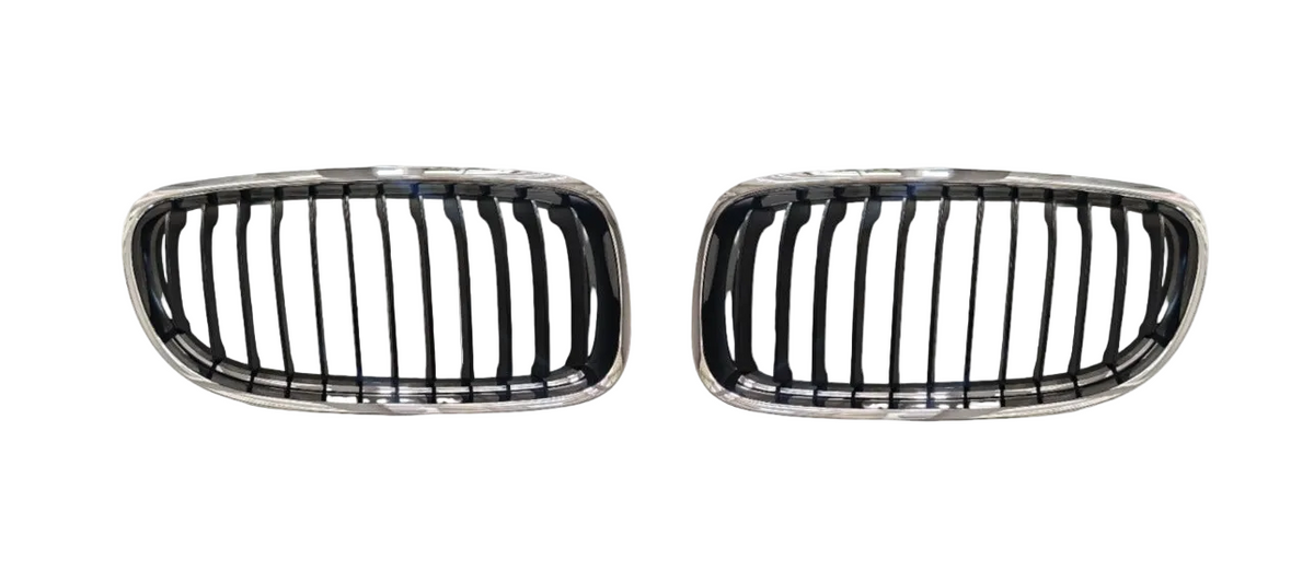 Outer Chrome Show Grill Left 51137201967 & Right 51137201968 Compatible With BMW 3 Series E90 (2008-2011) Tag No.25