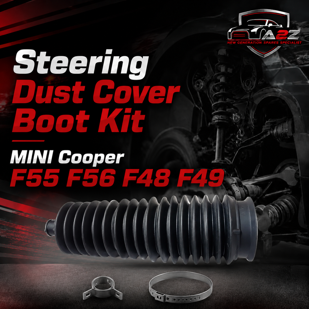 Steering Dust Cover Boot Kit 32106865380 32106893700 Compatible With MINI Cooper F55 F56 F48 F49