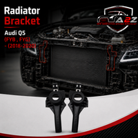 Radiator Bracket Left 80A805201 & Right 80A805202 Compatible with Audi Q5 (FYB , FYG) - (2018-2020) Tag No.177