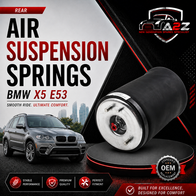 Rear Air Suspension Springs Right 37126750356 37121095580 & Left 37126750355 37121095579 Compatible With BMW X5 E53
