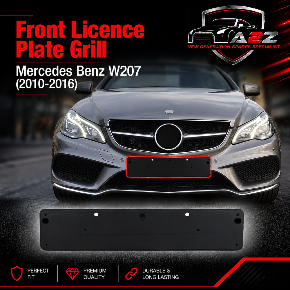 Front Licence Plate Grill 2078801444 Compatible With Mercedes Benz W207 2010-16 Tag No.351