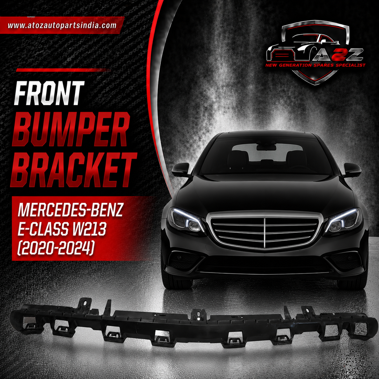 Front Bumper Bracket 2138855404 Compatible With Mercedes-Benz E-CLASS W213 (2020-2024) Tag No.862