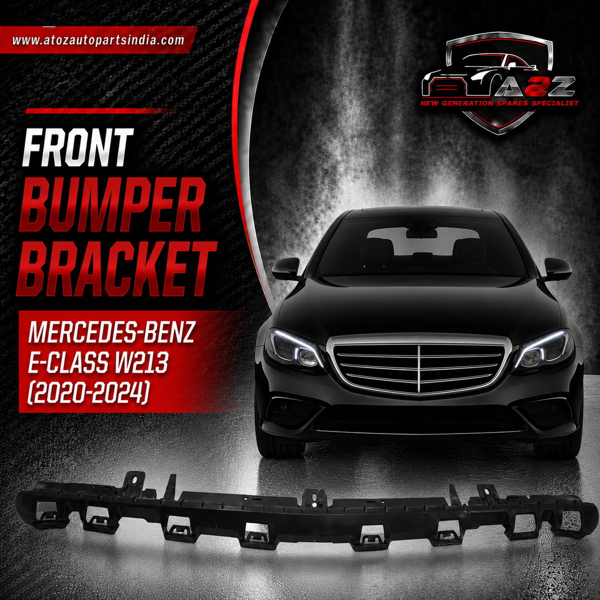 Front Bumper Bracket 2138855404 Compatible With Mercedes-Benz E-CLASS W213 (2020-2024) Tag No.862