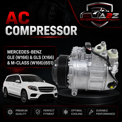 AC Compressor A0008305502 0008303501 A0008303501 Compatible with MERCEDES-BENZ GLE (W166) &  GLS (X166) & M-CLASS (W166)(651)