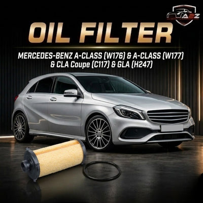 Oil Filter 2463770495 & EG910H D454 & HX232D Compatible With MERCEDES-BENZ A-CLASS (W176) & A-CLASS (W177) & CLA Coupe (C117) & GLA (H247). Tag 237